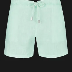 Vilebrequin Men Linen Bermuda Shorts Mineral Dye*Men Bermuda Shorts
