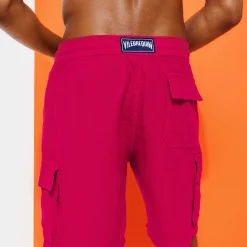 Vilebrequin Men Linen Bermuda Shorts Cargo Pockets*Men Pants