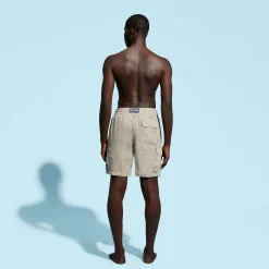 Vilebrequin Men Linen Bermuda Shorts Cargo Pockets*Men Bermuda Shorts