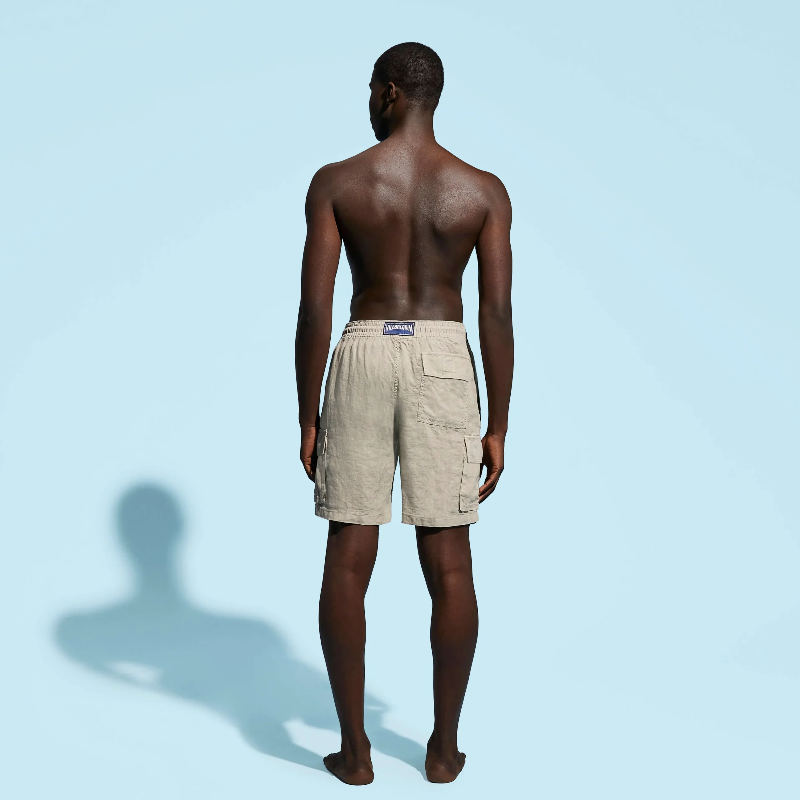 Vilebrequin Men Linen Bermuda Shorts Cargo Pockets*Men Bermuda Shorts