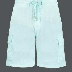 Vilebrequin Men Linen Bermuda Shorts Cargo Pockets*Men Bermuda Shorts
