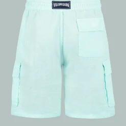 Vilebrequin Men Linen Bermuda Shorts Cargo Pockets*Men Bermuda Shorts