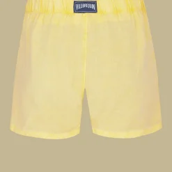 Vilebrequin Men Linen Bermuda Shorts Mineral Dye*Men Bermuda Shorts