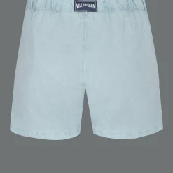 Vilebrequin Men Linen Bermuda Shorts Mineral Dye*Men Bermuda Shorts