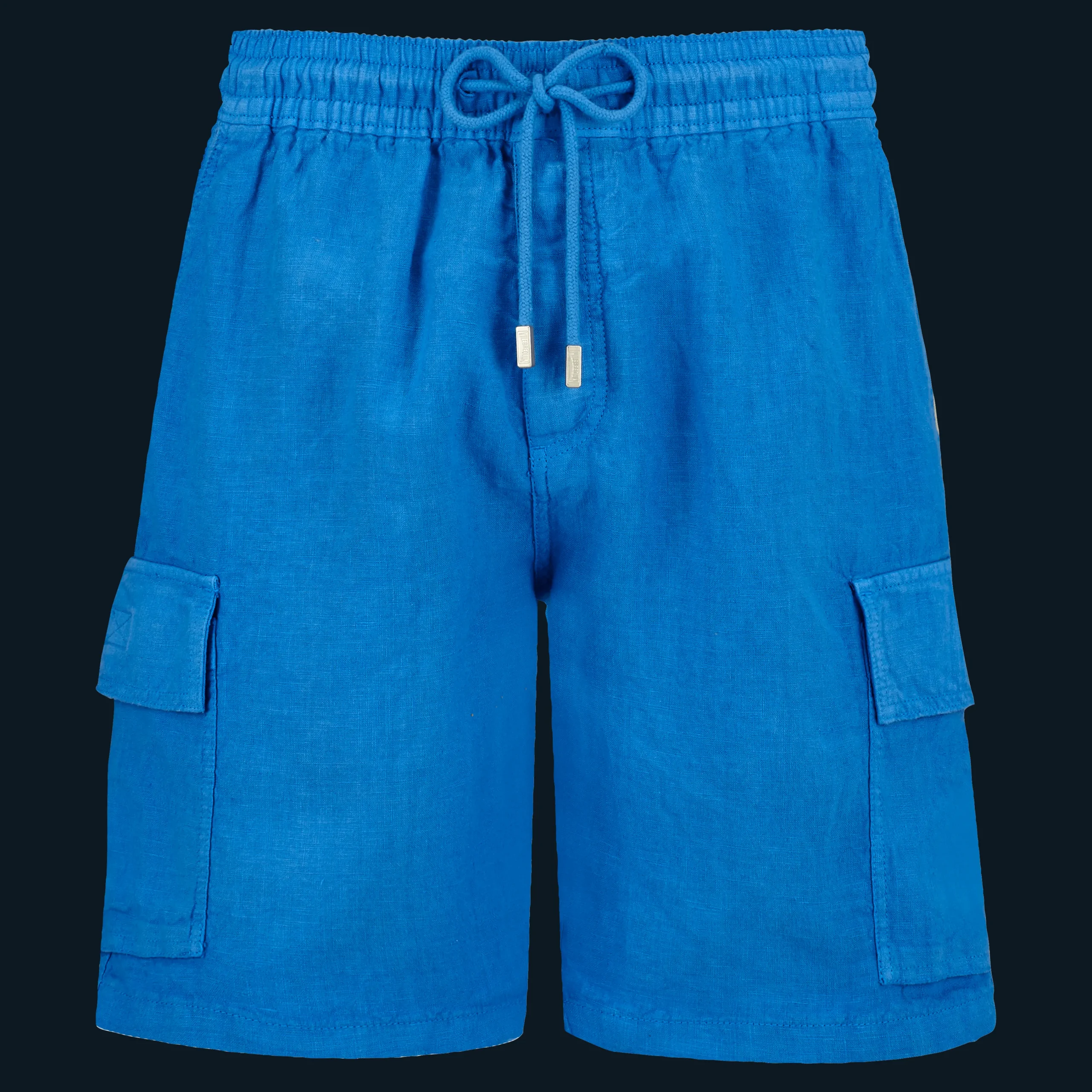 Vilebrequin Men Linen Bermuda Shorts Cargo Pockets*Men Bermuda Shorts