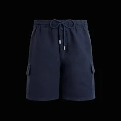 Vilebrequin Men Linen Bermuda Shorts Cargo Pockets*Men Bermuda Shorts