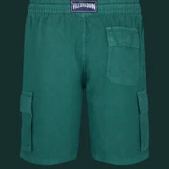 Vilebrequin Men Linen Bermuda Shorts Cargo Pockets*Men Pants