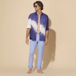Vilebrequin Men Linen Jeans Drill 5-Pockets Solid*Men Pants