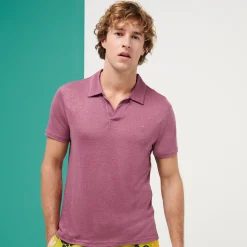 Vilebrequin Men Linen Jersey Polo Shirt Solid*Men Polos