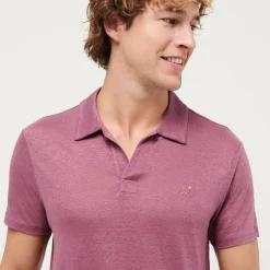 Vilebrequin Men Linen Jersey Polo Shirt Solid*Men Polos