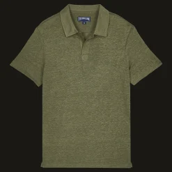 Vilebrequin Men Linen Jersey Polo Shirt Solid*Men Polos