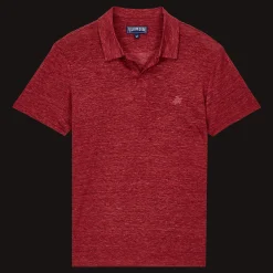 Vilebrequin Men Linen Jersey Polo Shirt Solid*Men Polos