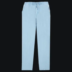 Vilebrequin Men Linen Pants Solid Mineral Dye*Men Pants