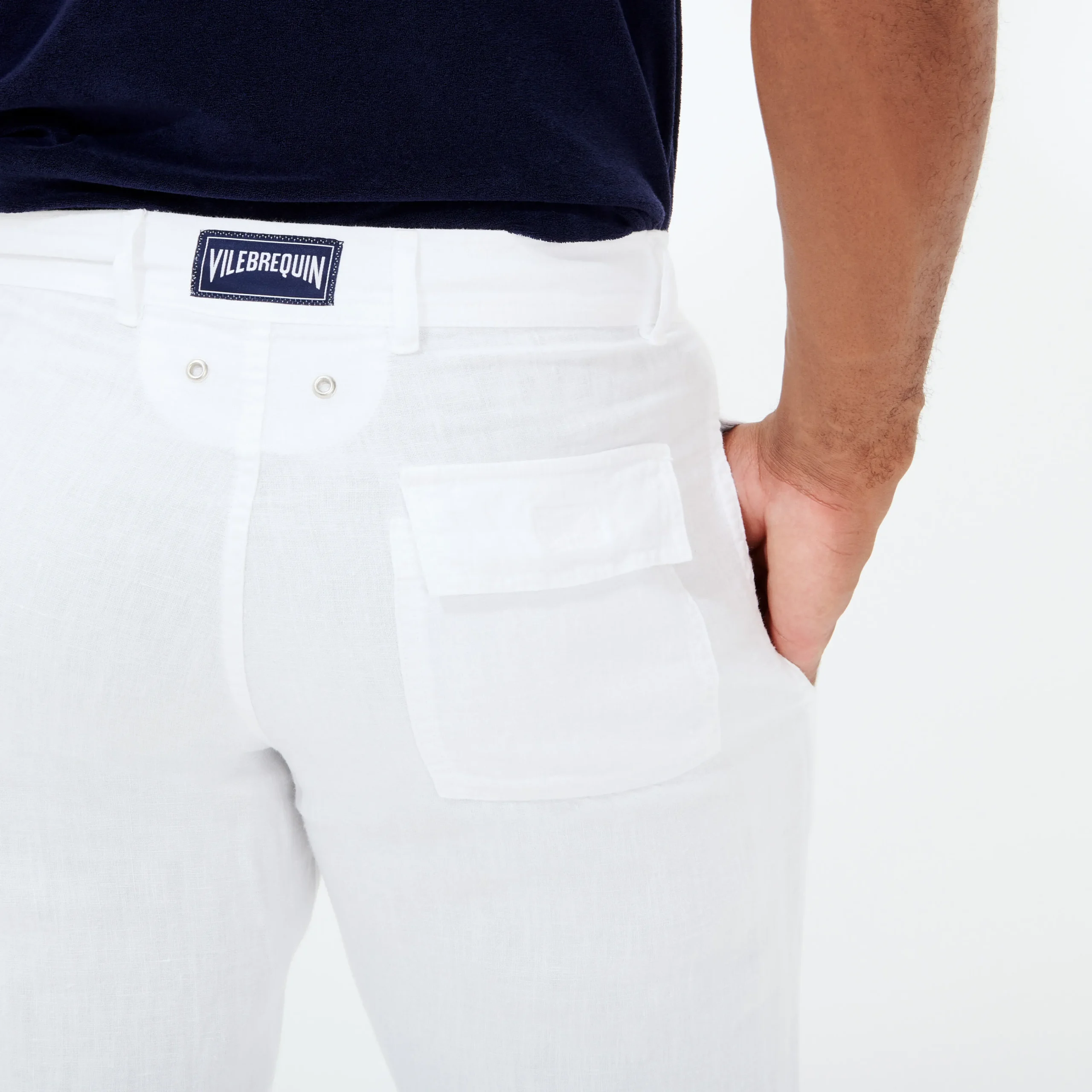 Vilebrequin Men Linen Pants Straight Solid*Men Pants