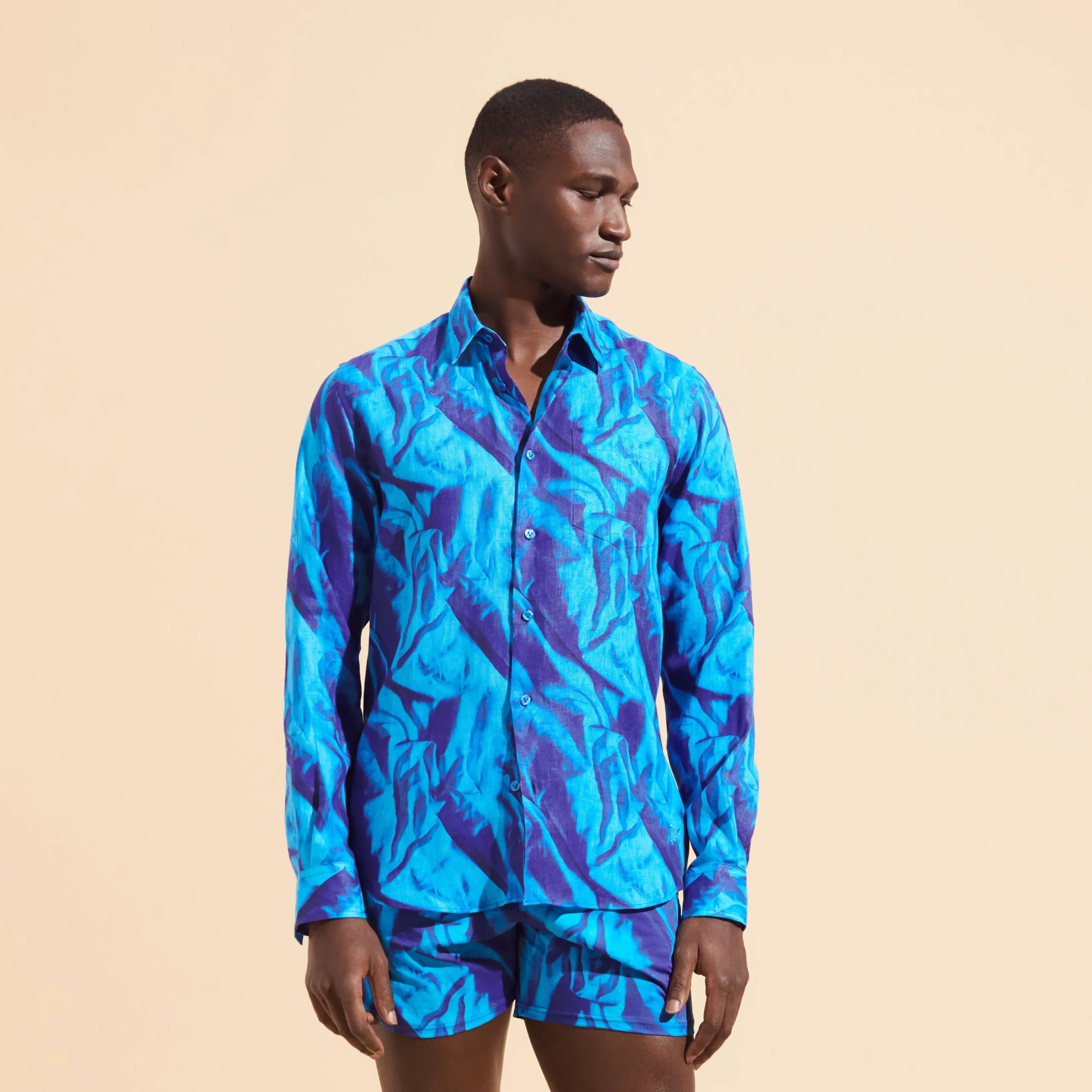Vilebrequin Men Linen Shirt Les Draps Froisses*Men Shirts