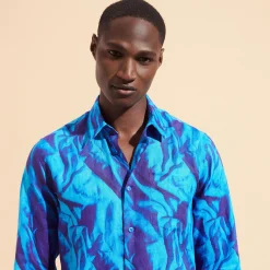 Vilebrequin Men Linen Shirt Les Draps Froisses*Men Shirts