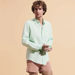 Vilebrequin Men Linen Shirt Solid*Men Shirts