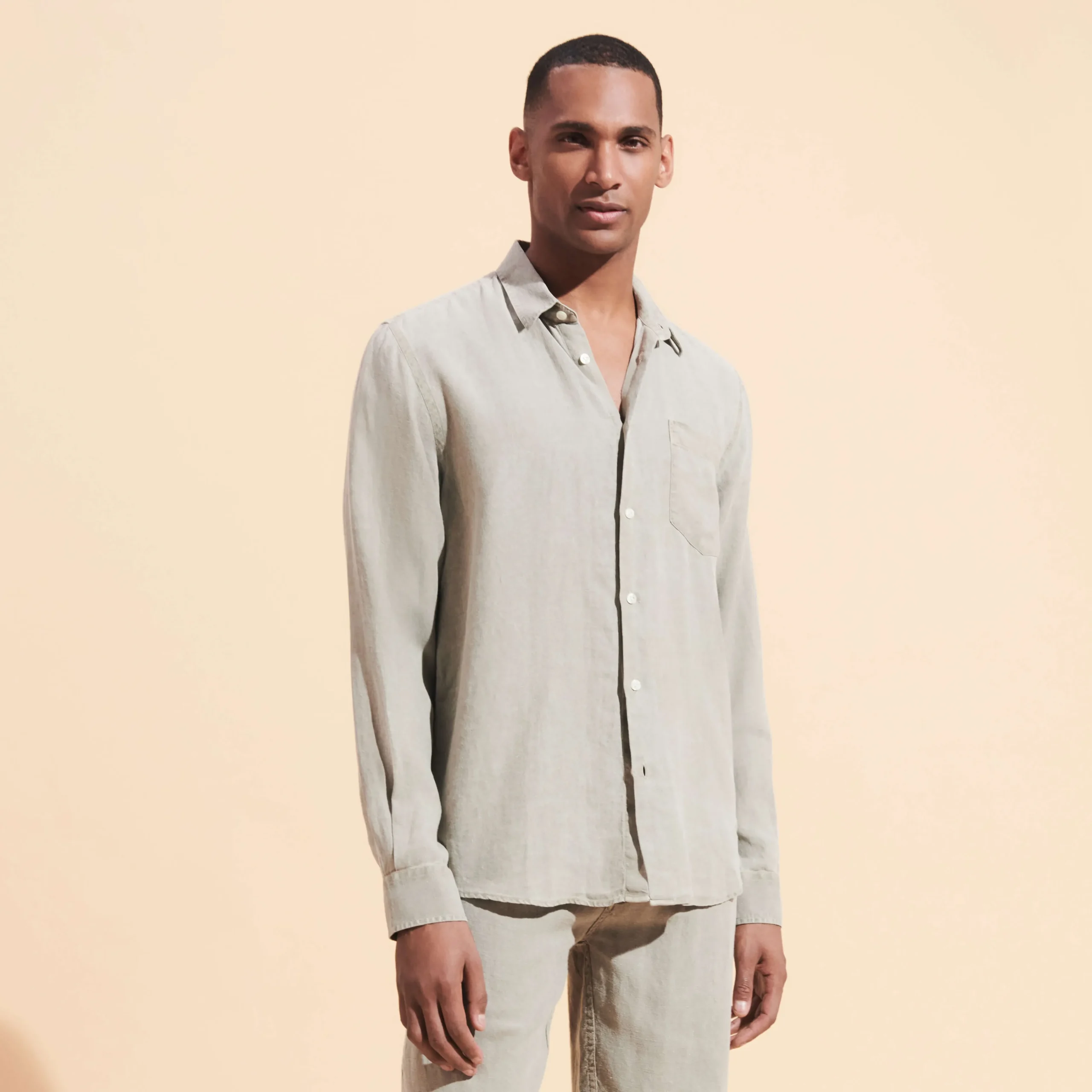 Vilebrequin Men Linen Shirt Solid*Men Shirts