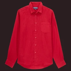 Vilebrequin Men Linen Shirt Solid*Men Shirts