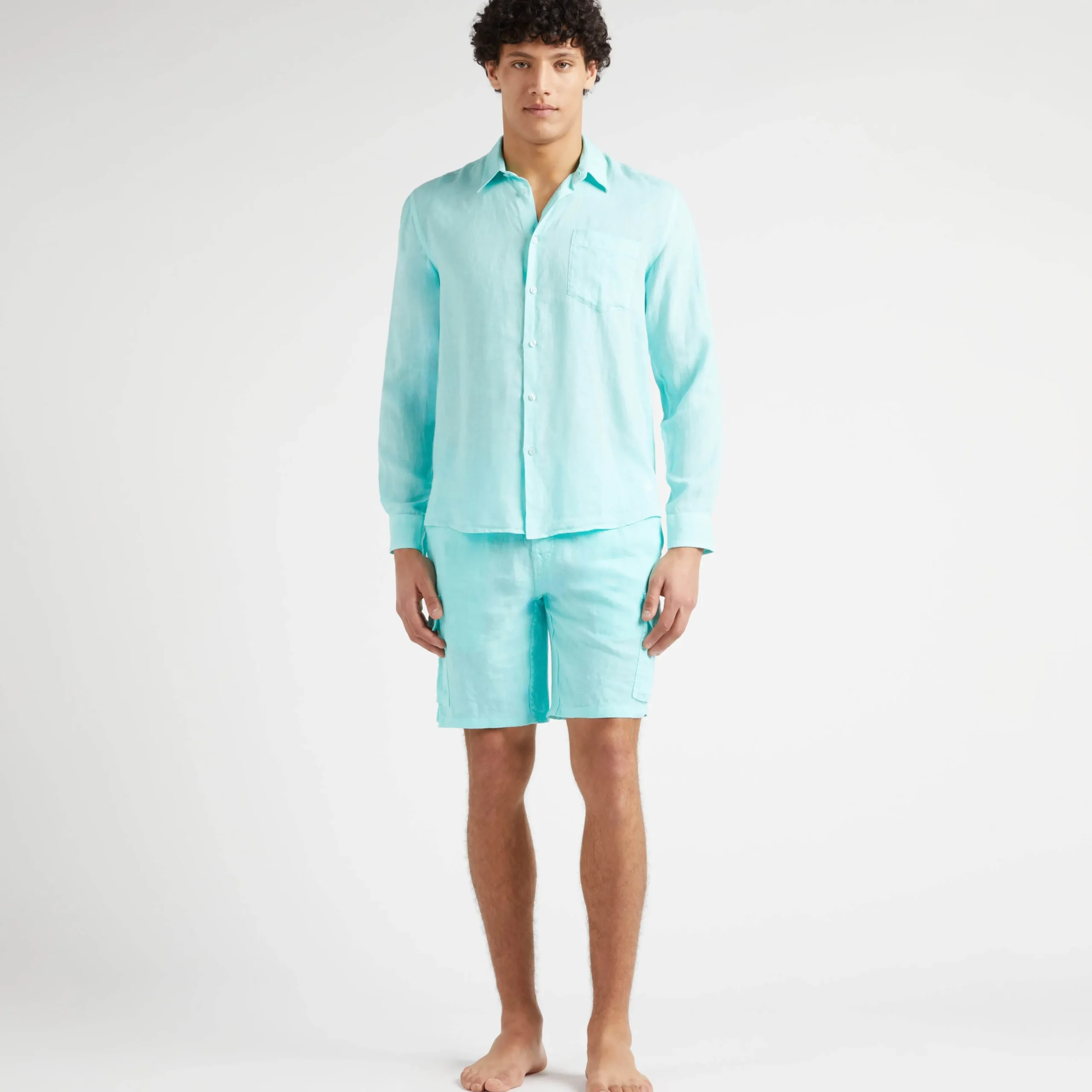 Vilebrequin Men Linen Shirt Solid*Men Shirts
