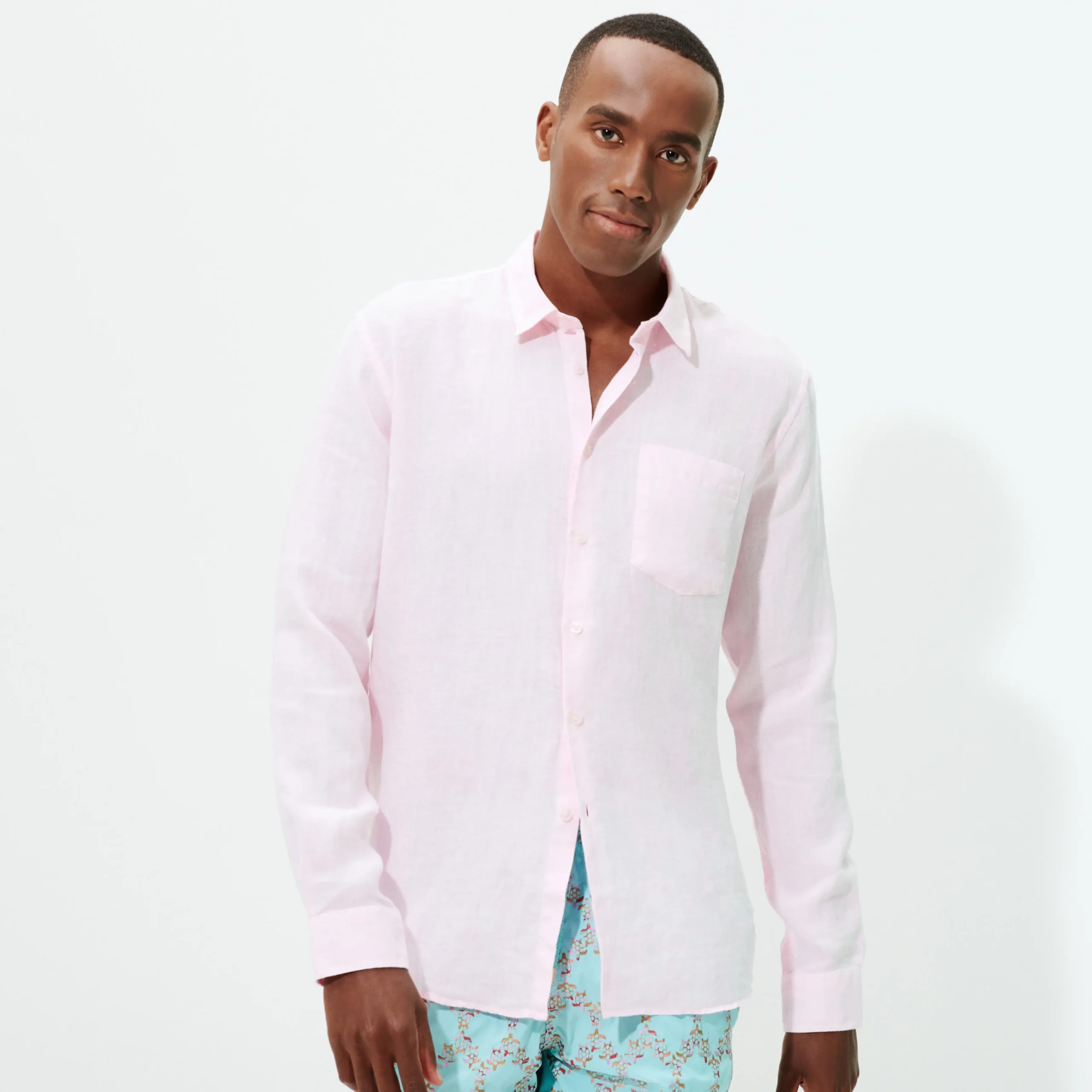 Vilebrequin Men Linen Shirt Solid*Men Shirts