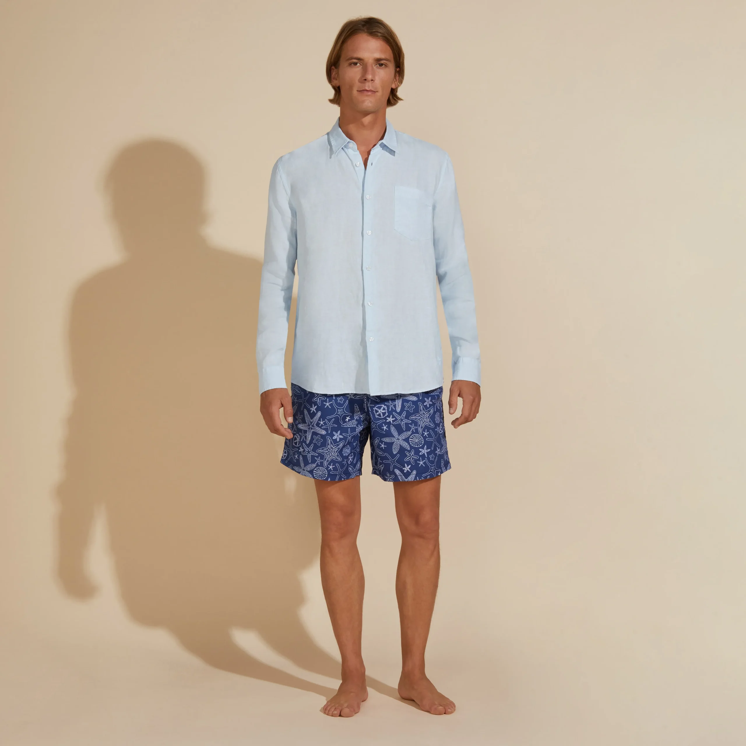 Vilebrequin Men Linen Shirt Solid*Men Shirts