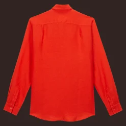 Vilebrequin Men Linen Shirt Solid*Men Shirts