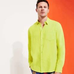 Vilebrequin Men Linen Shirt Solid*Men Shirts