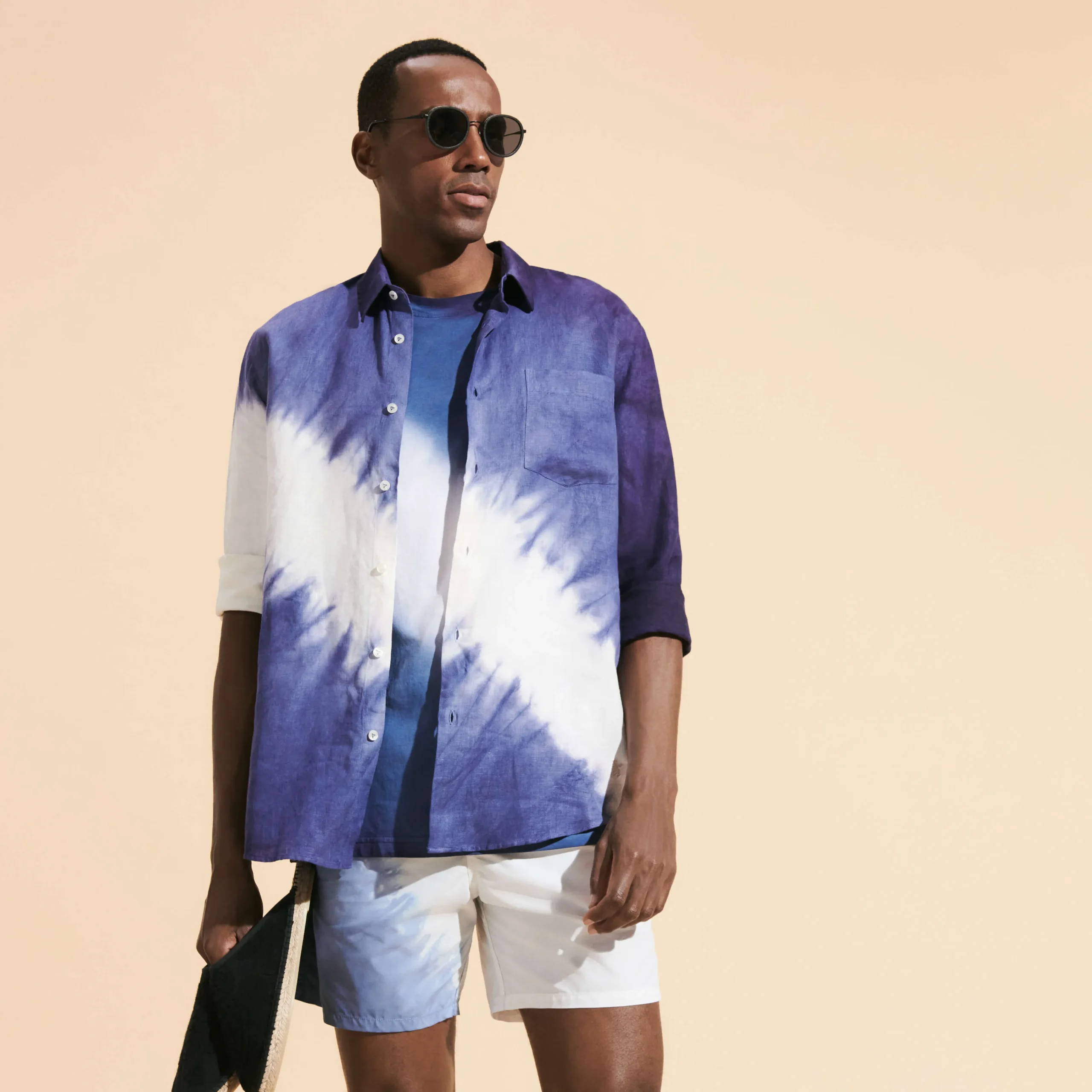 Vilebrequin Men Linen Shirt Tie & Dye*Men Shirts