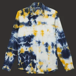 Vilebrequin Men Linen Shirt Tie & Dye*Men Shirts