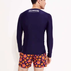 Vilebrequin Men Long Sleeves Zipper Rashguard Solid*Men Rashguards