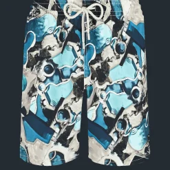 Vilebrequin Men Long Swim Trunks Californian Pool Dogtown - X Highsnobiety*Men The Long
