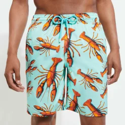 Vilebrequin Men Long Swim Trunks Lobster*Men The Long