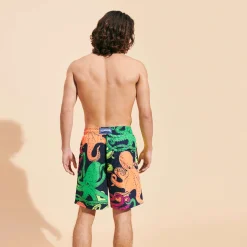Vilebrequin Men Long Swim Trunks Macro Octopussy*Men The Long