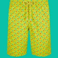 Vilebrequin Men Long Swim Trunks Micro Tortues Rainbow*Men The Long