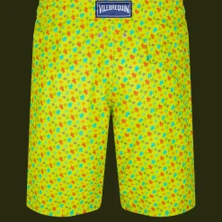 Vilebrequin Men Long Swim Trunks Micro Tortues Rainbow*Men The Long