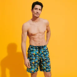Vilebrequin Men Long Swim Trunks Piranhas*Men The Long
