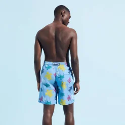 Vilebrequin Men Long Swim Trunks Ronde Des Tortues Multicolores*Men The Long