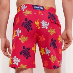 Vilebrequin Men Long Swim Trunks Ronde Des Tortues*Men The Long
