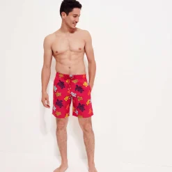 Vilebrequin Men Long Swim Trunks Ronde Des Tortues*Men The Long