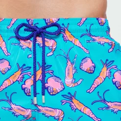 Vilebrequin Men Long Ultra-Light And Packable Swim Trunks Crevettes Et Poissons*Men The Long