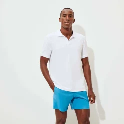 Vilebrequin Men Organic Cotton Pique Polo Shirt Solid*Men Polos