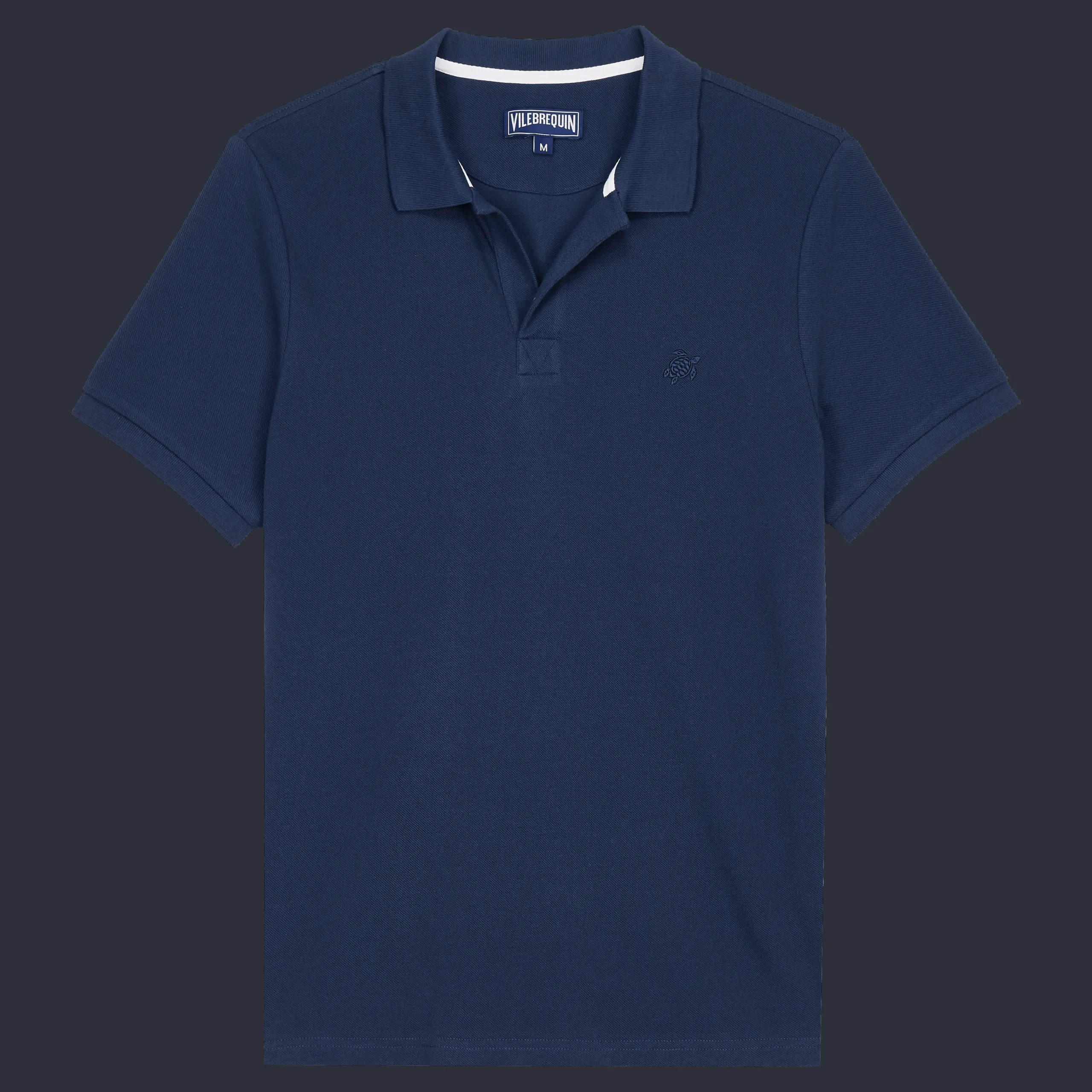 Vilebrequin Men Organic Cotton Pique Polo Shirt Solid*Men Polos