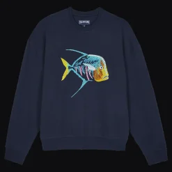 Vilebrequin Men Organic Cotton Sweatshirt Piranhas*Men Sweatshirts