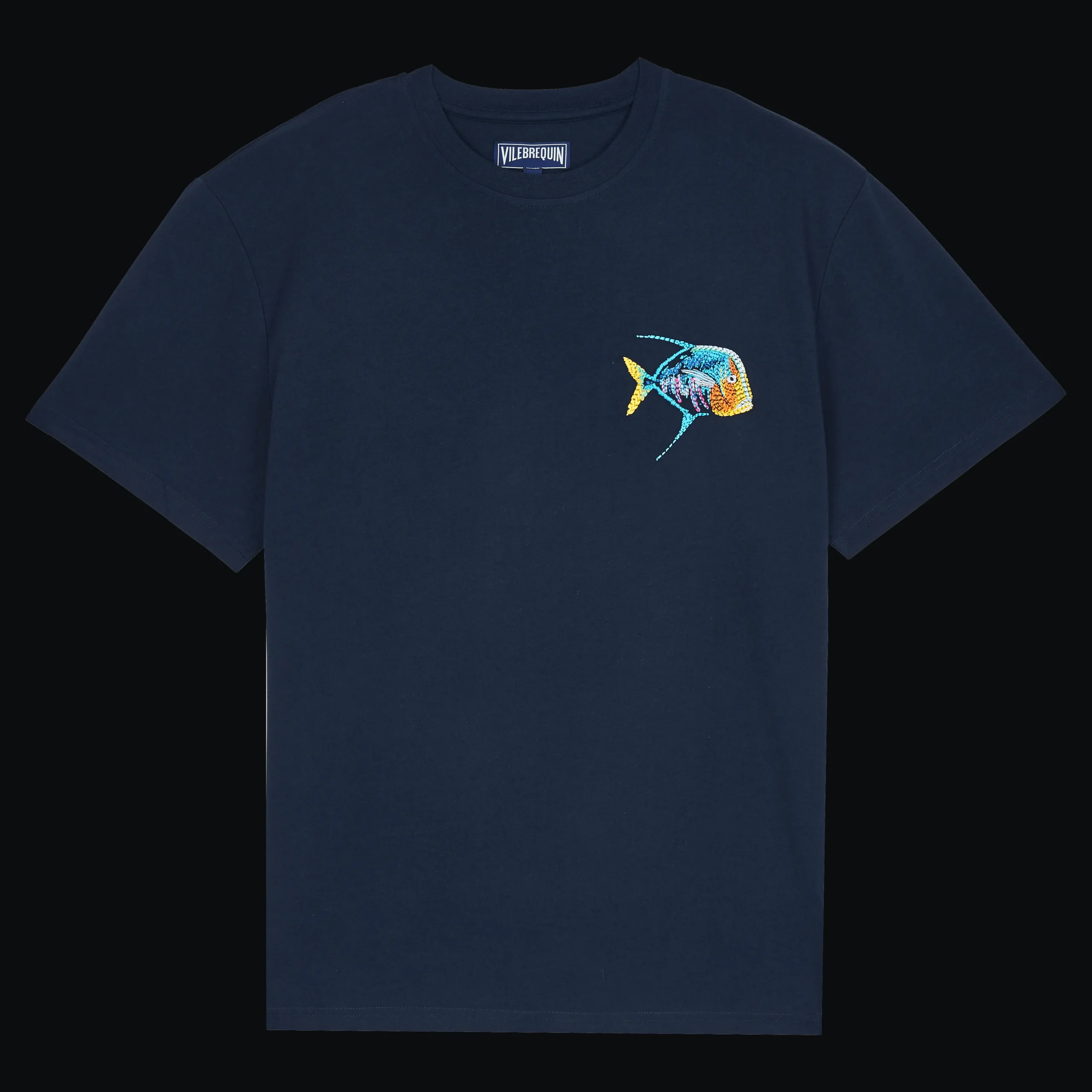 Vilebrequin Men Organic Cotton T-Shirt Piranhas*Men T-Shirts