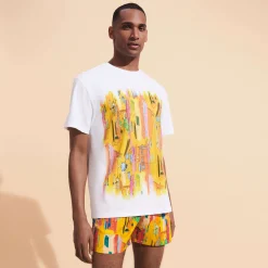 Vilebrequin Men Organic Cotton T-Shirt Sunny Streets*Men T-Shirts