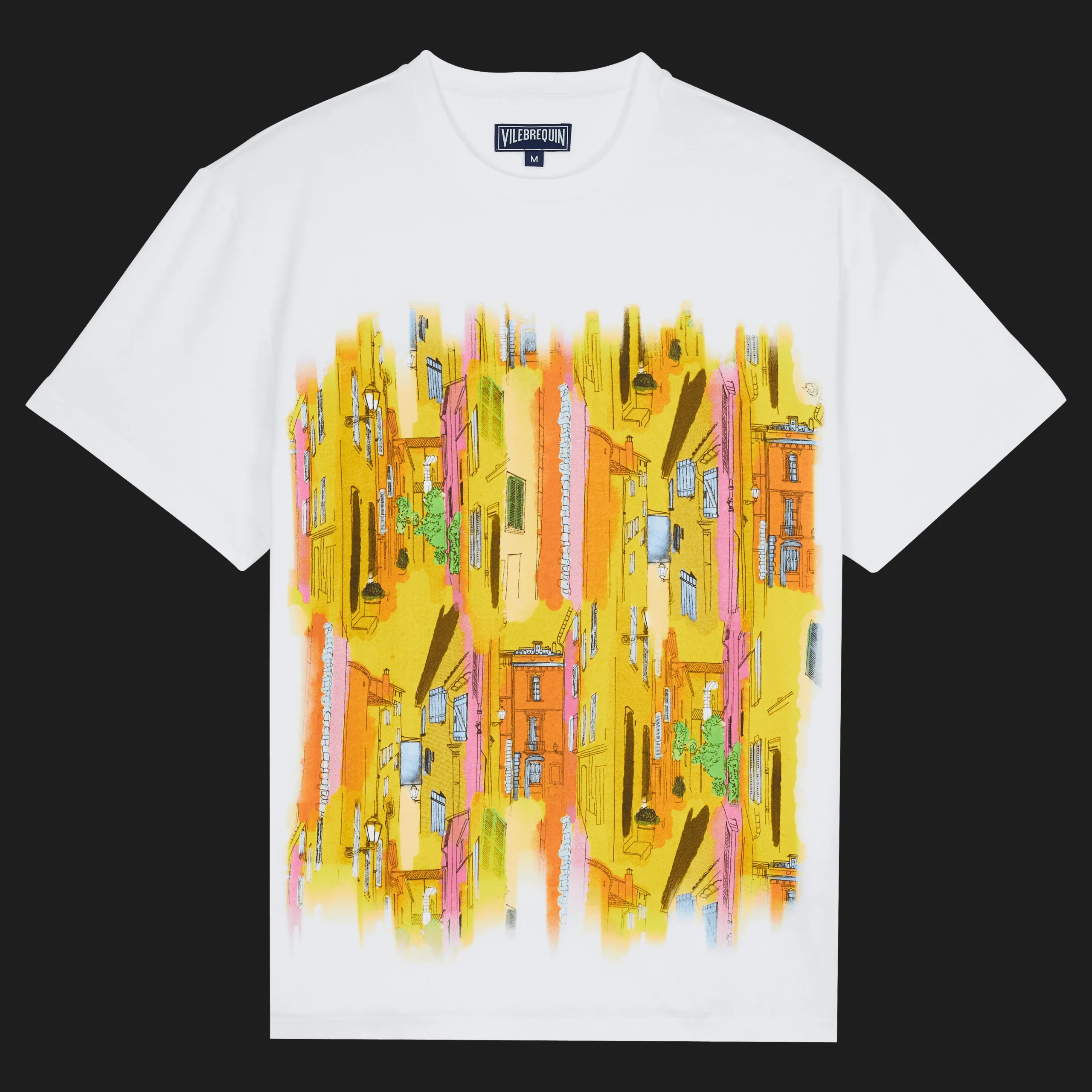 Vilebrequin Men Organic Cotton T-Shirt Sunny Streets*Men T-Shirts