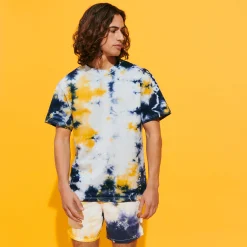 Vilebrequin Men Organic Cotton T-Shirt Tie & Dye*Men T-Shirts