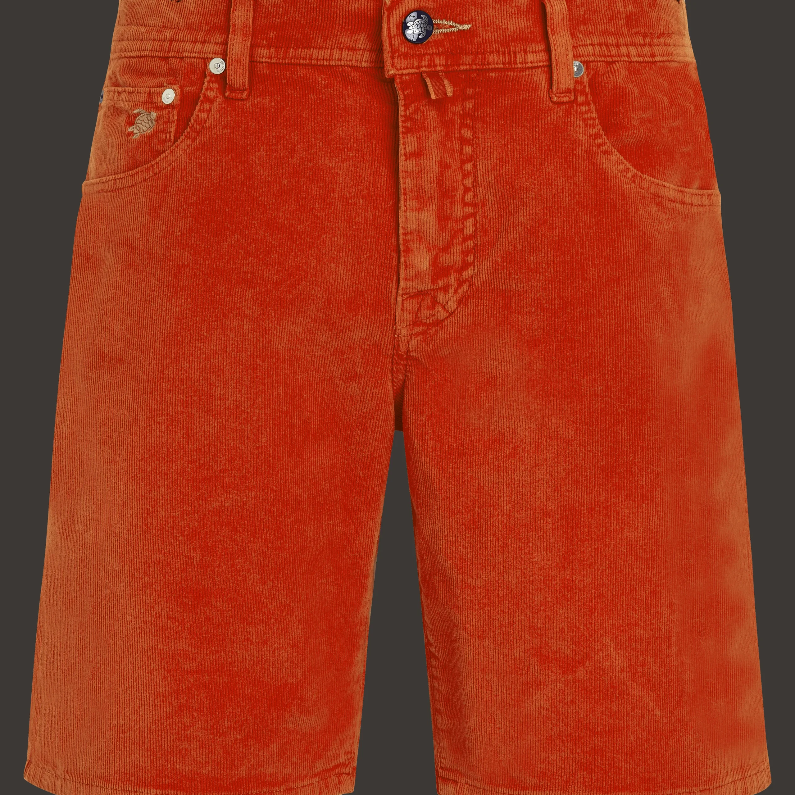 Vilebrequin Men 5-Pocket Corduroy 2000 Lines Bermuda Shorts*Men Bermuda Shorts