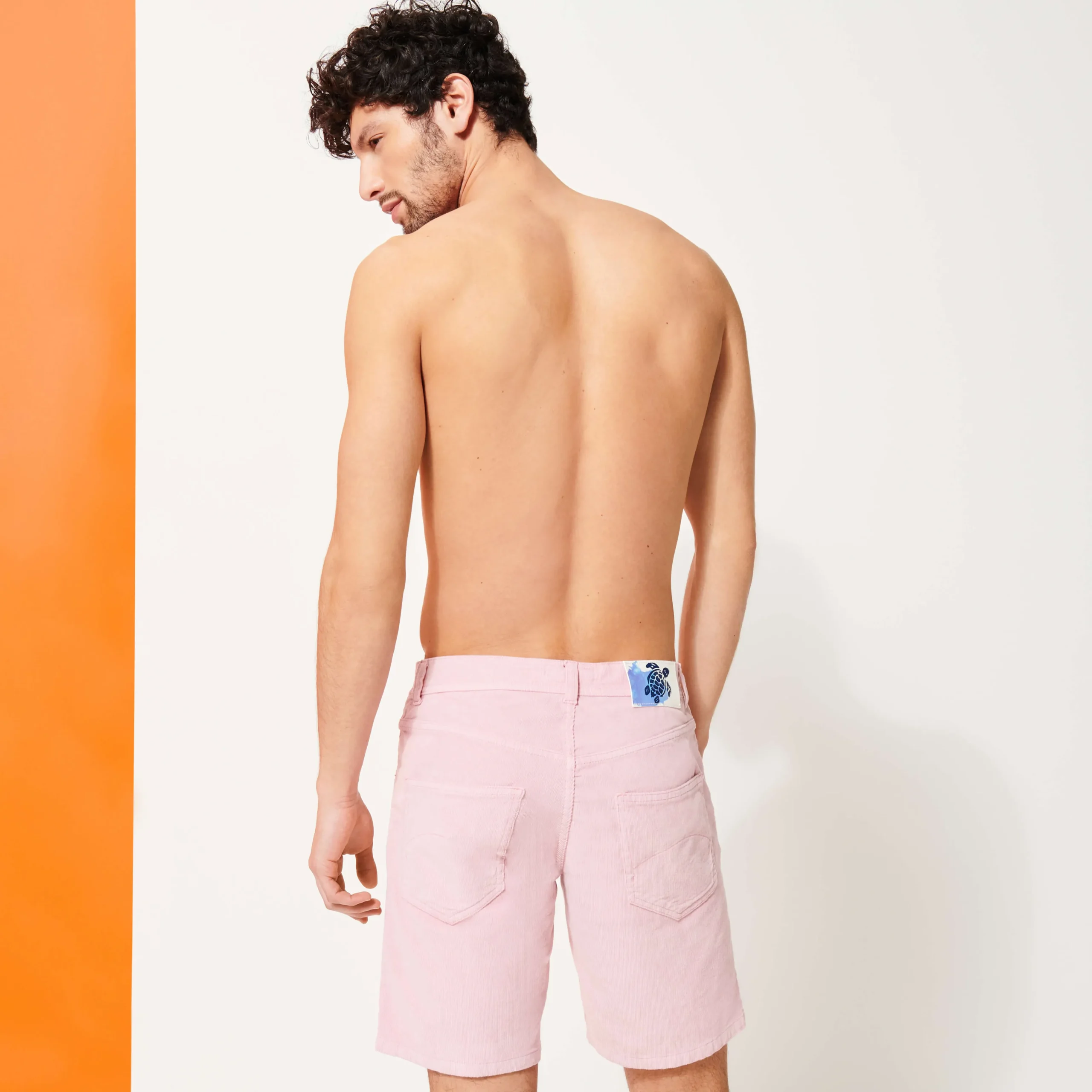 Vilebrequin Men 5-Pocket Corduroy 2000 Lines Bermuda Shorts*Men Bermuda Shorts